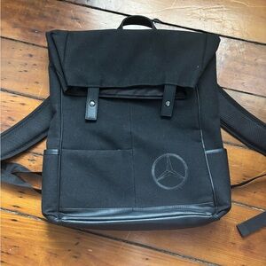 Black Mercedes logo Backpack